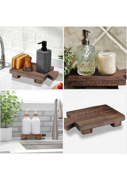 Ahşap Ayaklı Sabunluk Dikdörtgen Sabun Yükseltici Banyo Sabunluk (Yurt Dışından) indirimleri