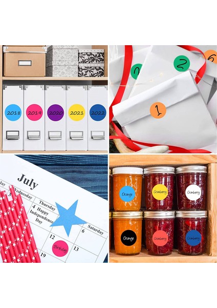 20000 Adet 1/2 Inç Yuvarlak Renk Kodlu Nokta Etiket Rulo Etiket (Yurt Dışından) indirimleri