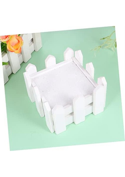 Adet Mini Pot Mini Plastik Kaplar Beyaz Ekici Minik Bitki Tutucu (Yurt Dışından)