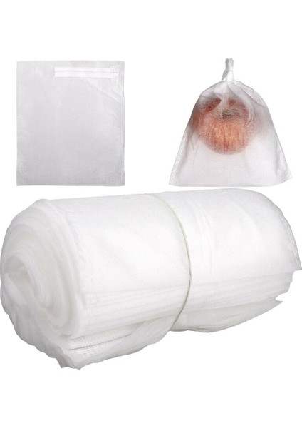 100PCS Bahçe Tesisi Meyve Örtüsü Net Örgü Çantayı Böceklere Karşı Koruyun (Yurt Dışından)