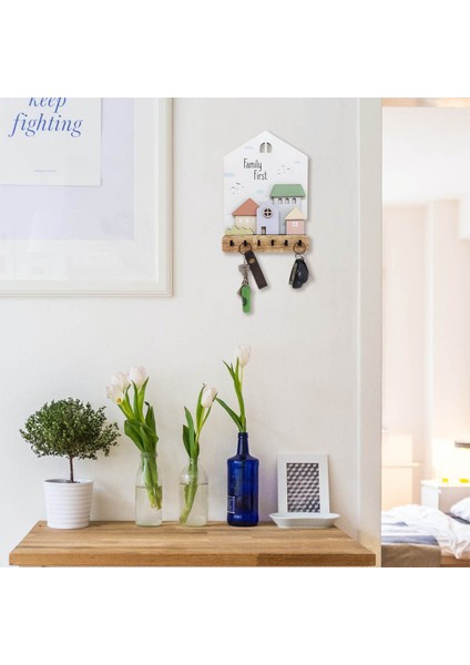 Pastel Renk Boyutlu Masal Evleri Büyük Boy Askılık Duvar Dekoru fiyatları