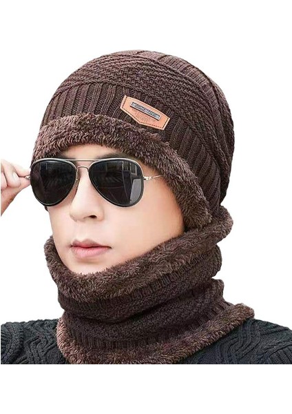 Şapka Erkek Kış Sıcak Örme Artı Kadife Kazak Yün Şapka Kalınlaşmış Kore Tarzı Kulak Koruyucu Gençlik Kış Moda Pamuklu Şapka Kadın Gri Tek Boyut (Yurt Dışından) fırsatları