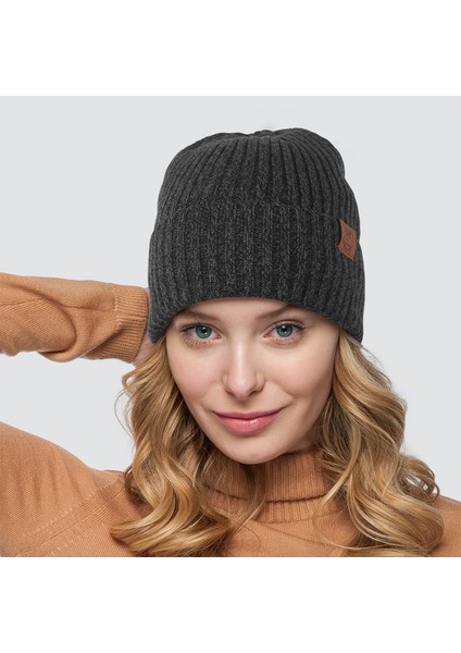 Aozhe Örme Şapka Avrupa ve Amerikan Sonbahar ve Kış Şapkası Erkek Modası Çok Yönlü Artı Kadife Sıcak ve Soğuğa Dayanıklı Eşarp Yün Şapka Açık Gri Tek Boyut (Yurt Dışından) fiyatları