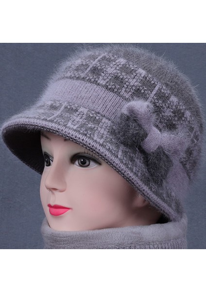 Kış Kalınlaşmış Sıcak Şapka Yünlü Pamuklu Şapka Örme Şapka Kırmızı (Tek Parça Şapka) Tek Boyut (Yurt Dışından) fırsatları