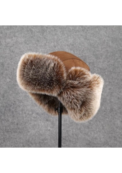 Sonbahar ve Kış Yeni Şapka Kuzeydoğu Kalınlaşmış Kadife Kulak Koruyucu Soğuk Geçirmez Pamuklu Şapka Açık Büyük Şapka Kulak Kayak Şapkası Erkek ve Kadın Deve L (58-60 Cm) (Yurt Dışından) fiyatları