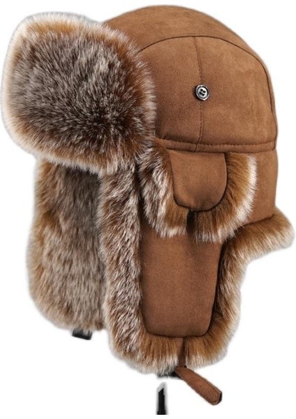 Sonbahar ve Kış Yeni Şapka Kuzeydoğu Kalınlaşmış Kadife Kulak Koruyucu Soğuk Geçirmez Pamuklu Şapka Açık Büyük Şapka Kulak Kayak Şapkası Erkek ve Kadın Deve L (58-60 Cm) (Yurt Dışından) fırsatları