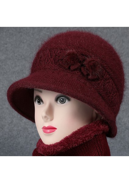 Kış Şapka Kadın Tavşan Yün Örme Sıcak Havza Şapka Artı Kadife Bayan Pamuk Şapka Taro Renk (Tek Şapka) Tek Boyut (Yurt Dışından) fırsatları