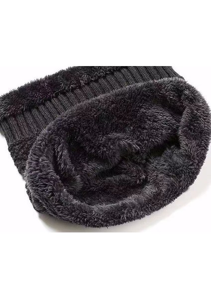 Şapka Erkek Kış Sıcak Örme Artı Kadife Kazak Yün Şapka Kalınlaşmış Kore Tarzı Kulak Koruyucu Gençlik Kış Moda Pamuklu Şapka Kadın Kahve Rengi Bir Boyut (Yurt Dışından) indirimleri