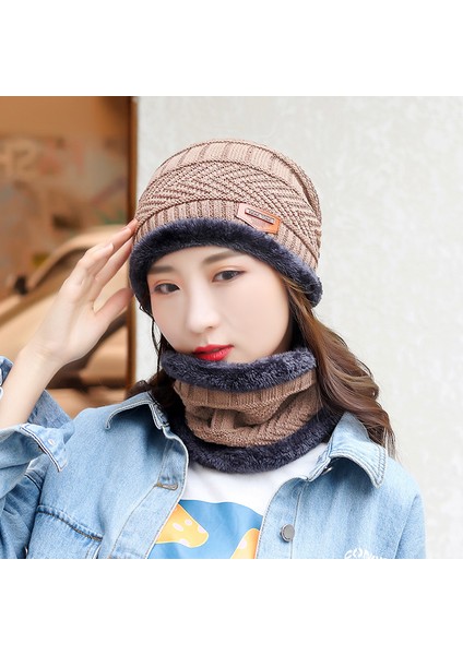 Erkek Şapkası Kış Gençlik Sıcak Kalınlaşmış Örme Yün Şapka Artı Kadife Sonbahar ve Kış Pamuklu Şapka Soğuk Koruma Boyun Eşarbı Kulak Koruyucu Şapka Boyun Kapağı Gri Bir Boyut (Yurt Dışından) fırsatları