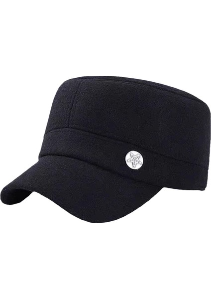 Orta yaşlı ve yaşlı babalar ve büyükbabalar için kadife kulak korumalı sonbahar ve kış sivri uçlu şapka beyzbol şapkası yünlü dış mekan sıcak pamuklu şapka koyu gri ayarlanabilir (Yurt Dışından) indirimleri