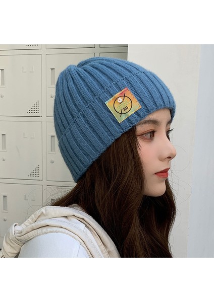 Yün Şapka Kadın Kış Örme Şapka Artı Kadife Sıcak Kadın Hapis Şapkası Sonbahar ve Kış Kazak Kulak Koruyucu Pamuk Şapka 168 Turuncu Tek Boyut (Yurt Dışından) fırsatları