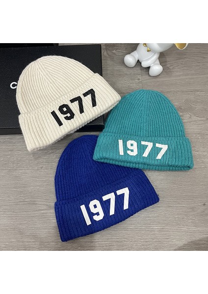 Sonbahar ve Kış Sıcak Örme Şapka Erkek Rüzgar Geçirmez ve Soğuğa Dayanıklı Kazak Şapka Artı Kadife Soğuk Şapka Yün Şapka Saf Pamuklu Şapka Beyaz Bir Boyut (Yurt Dışından) fırsatları