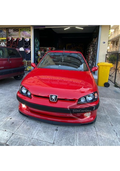 Peugeot 106 1991-2004 Uyumlu Üniversal Laguna Lip Esnek Ön Lip 2 Parça Tampon Altı Dil Karlık Ön Ek