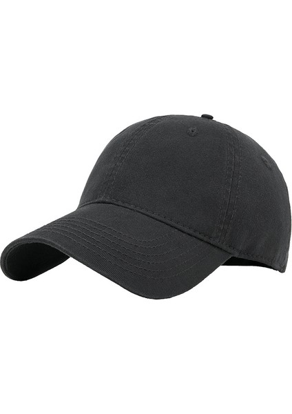 Büyük Baş Çevresi Saf Pamuklu Yıkanmış Beyzbol Şapkası Kadın Şapkası Düz Renk Spor Güneşlik ve Güneş Koruyucu Erkek Sivri Uçlu Şapka Wenzhou/bordo M (56-59CM) (Yurt Dışından) indirimleri