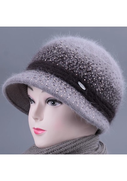 Anneler Için Şapkalar, Sonbahar ve Kış Örme Sıcak Yün Şapkalar, Artı Kadife Büyükanne Havza Şapkaları, Yaşlı Bayan Pamuklu Şapkalar, Taro Rengi Bireysel Şapkalar, Herkese Uyan Tek (Yurt Dışından) fiyatları