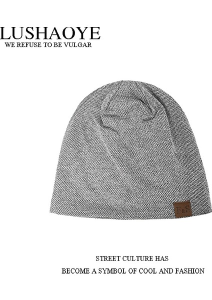Şapka Erkek Sonbahar ve Kış Kore Versiyonu Çok Yönlü Yama Örme Şapka Moda Hip-Hop Kazak Pamuklu Şapka C2601 Deri Etiket Fs Tüylü Şapka Açık Gri M (56-58CM) (Yurt Dışından) fiyatları