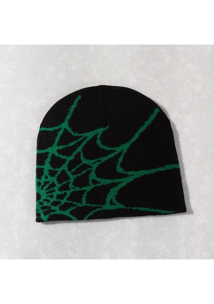 Örme Şapka Avrupa ve Amerika Şapka Trendi Yeni Kazak Örümcek Ağı Y2K Jakarlı Erkek ve Kadın Şapkası Gri ve Siyah Tek Beden Herkese Uyar (Yurt Dışından) modelleri