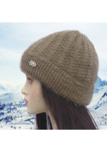 Peluş Örme Bere Sonbahar ve Kış Artı Kadife Kalın Eski Şapka Sıcak Pamuklu Şapka Peluş Iplik Gri Tek Boyut (Yurt Dışından) fiyatları