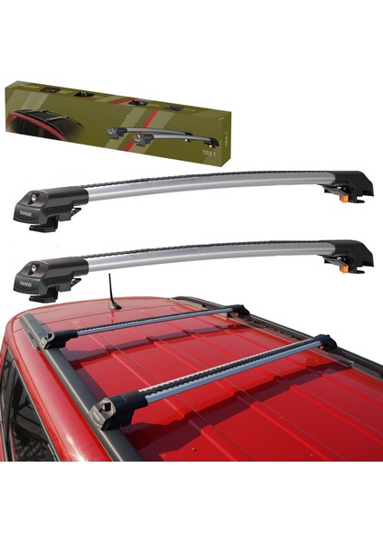 Ford Ranger 2023 2024 2025 Gri Kilitli Ara Atkı Taşıyıcı Çıta Bar