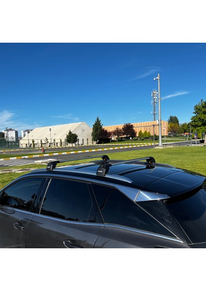 Chery Tiggo 8 2023-2024 Gri Kilitli Ara Atkı Taşıyıcı Çıta Bar