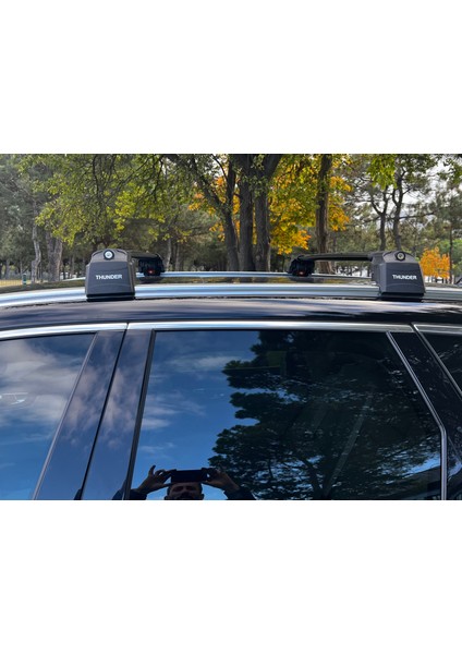 Chery Tiggo 8 2023-2024 Gri Kilitli Ara Atkı Taşıyıcı Çıta Bar