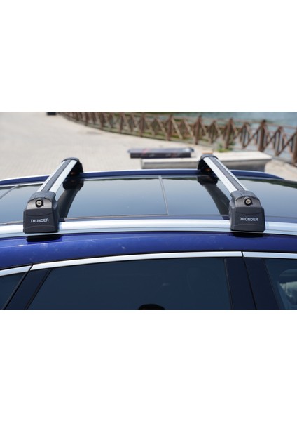 Mitsubishi Outlander Sport 2023 2024 2025 Gri Kilitli Ara Atkı Taşıyıcı Çıta Bar
