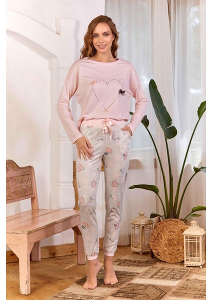Kadın Desenli Pijama Takımı 24000