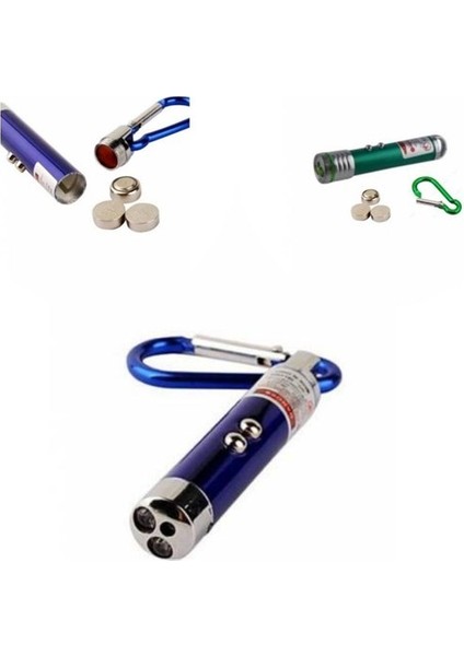 Sanec 3 Fonksiyonlu Kırmızı Beyaz Işıklı LED Lazer Kedi Köpek Oyuncak Anahtarlık fiyatları