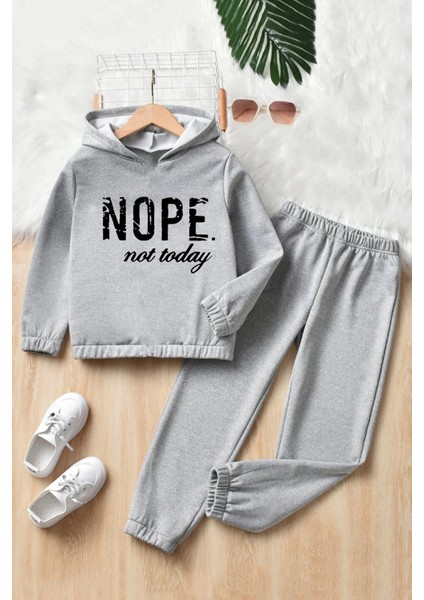 Only Trendwear Çocuk Nope Baskılı Eşofman Takımı