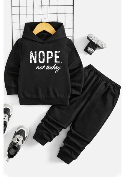 Only Trendwear Çocuk Nope Baskılı Eşofman Takımı