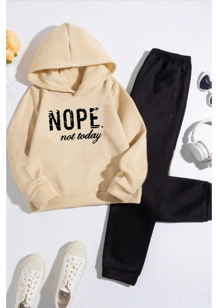 Only Trendwear Çocuk Nope Baskılı Eşofman Takımı