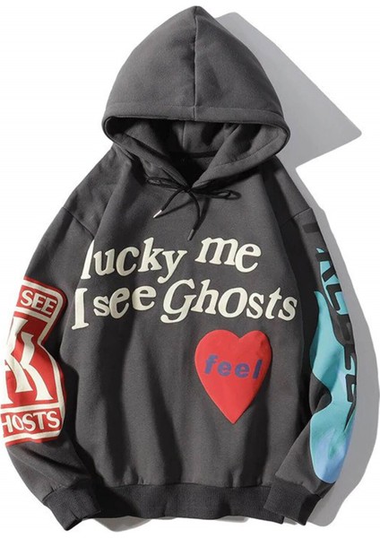 Kanye Oversıze Sweatshirt Antasit Tr30027
