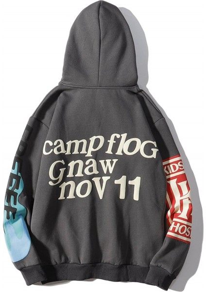 Kanye Oversıze Sweatshirt Antasit Tr30027
