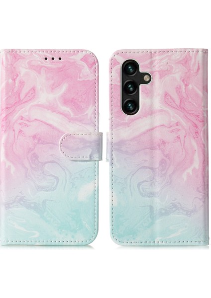 Cool-M Case Samsung Galaxy A05S 4g Pu Deri Kılıf Stand Özellik Desen Telefon Kapağı (Yurt Dışından)