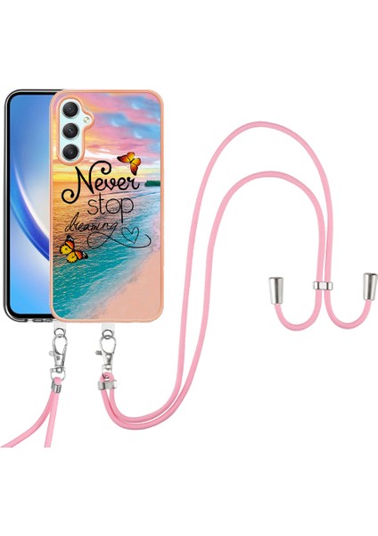 Samsung Galaxy A25 5g Mermer Çiçek Deseni Elektrapan Tpu Telefon Kapağı (Yurt Dışından)