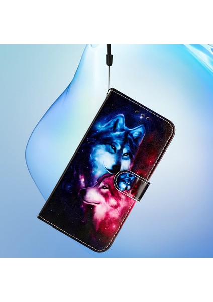 Samsung Galaxy A05S 4g Deri Desen Baskı Folio Telefon Stand Kapağı (Yurt Dışından)