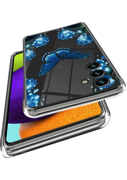 Samsung Galaxy A05S 4g Tpu Vaka Deseni Baskı Çizgiye Karşı Kartak Kapak (Yurt Dışından)