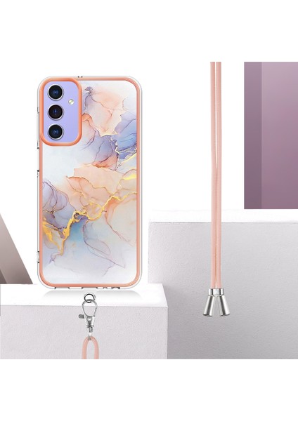 Samsung Galaxy A15 5g Tpu Kılıfı ile Kirkar Marble Çiçek Desen Telefon Kabuğu (Yurt Dışından) modelleri