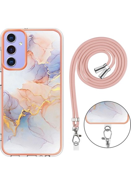 Samsung Galaxy A15 5g Tpu Kılıfı ile Kirkar Marble Çiçek Desen Telefon Kabuğu (Yurt Dışından) fırsatları