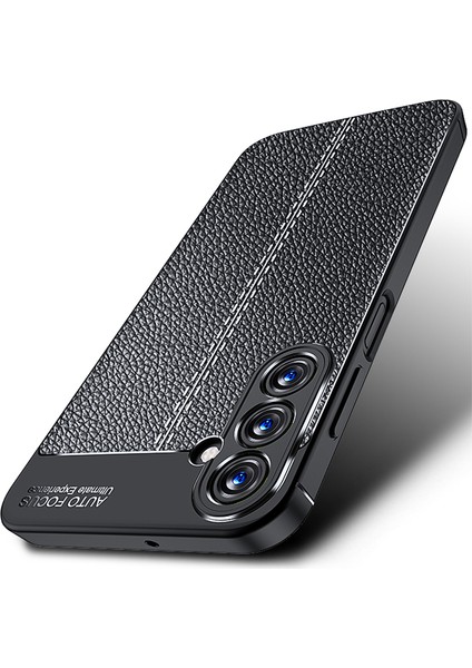 Cool-M Case Samsung Galaxy A15 Ince Telefon Kılıfı 4g Çırpmaya Dayanıklı Litchi Doku Tpu Telefon Kapağı (Yurt Dışından)