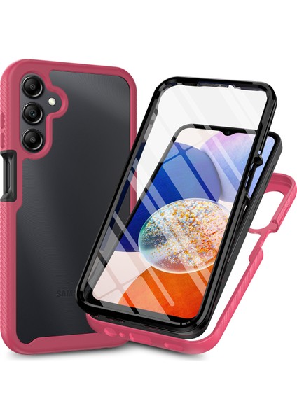 Cool-M Case Samsung Galaxy A05S 4g Pc+Tpu Pet Screen Film ile Çizgiye Döküm Anti Telefon Kapağı (Yurt Dışından)