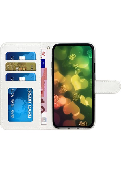 Samsung Galaxy A05S 4g Deri Desen Baskı Folio Telefon Stand Kapağı (Yurt Dışından)