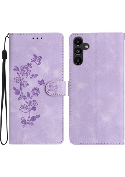 Cool-M Case Samsung Galaxy A05S 4g Manyetik Pu Deri Basılı Cüzdan Telefon Koruyucu (Yurt Dışından)