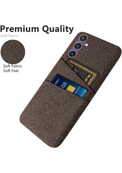 Samsung Galaxy S23 Fe Kapağı Şok Geçirmez Pc+Çift Kart Yuvalı Bez Telefon Kılıfı (Yurt Dışından) modelleri