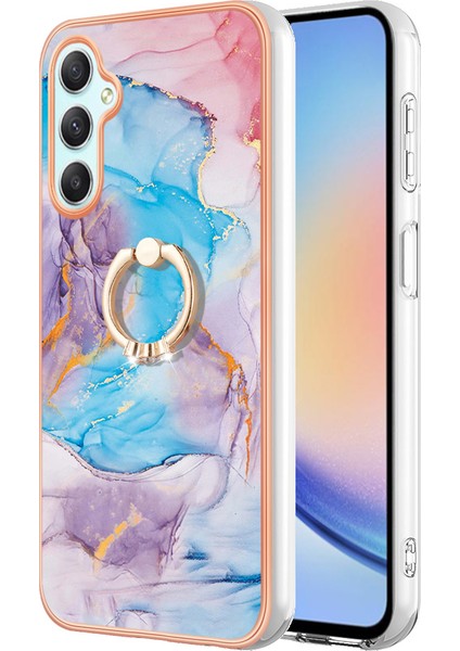 Samsung Galaxy A25 5g Tpu Case Iml Mermer Desen Telefon Kapağı (Yurt Dışından)