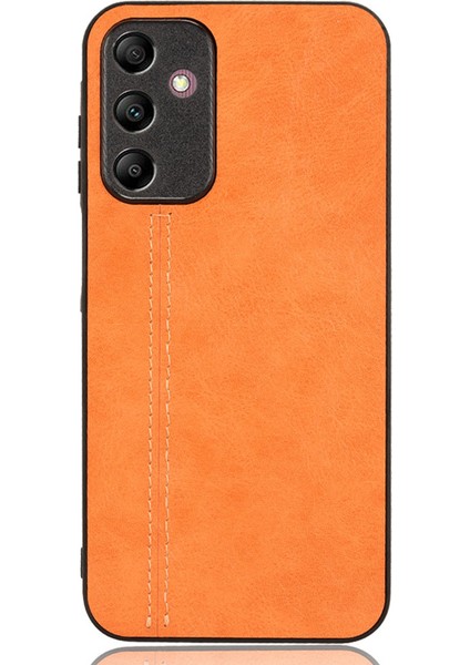 Samsung Galaxy A15 4g Cowhide Doku Pu+Tpu+Pc Cep Telefonu Kılıfı (Yurt Dışından)