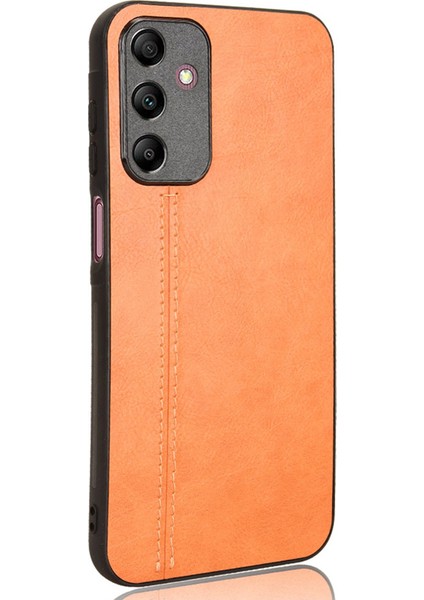 Samsung Galaxy A15 4g Cowhide Doku Pu+Tpu+Pc Cep Telefonu Kılıfı (Yurt Dışından)