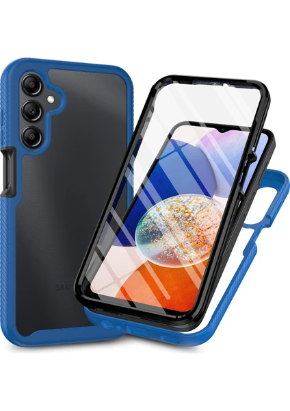 Cool-M Case Samsung Galaxy A15 5g Pet Ekran Koruyucu ile Tam Koruma Kapağı (Yurt Dışından)