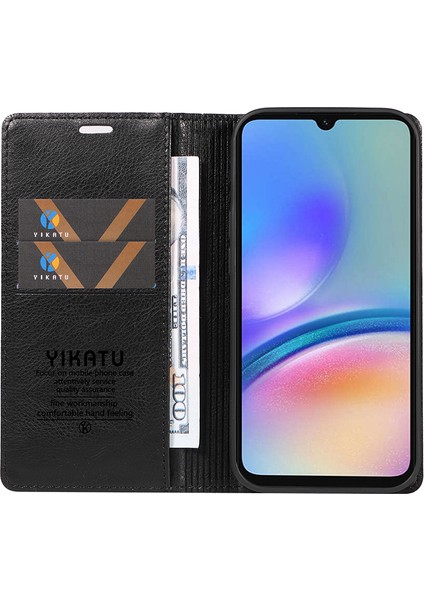 Samsung Galaxy A05S 4g Damla Damlı Deri Cüzdan Manyetik Kapak Kapağı (Yurt Dışından)