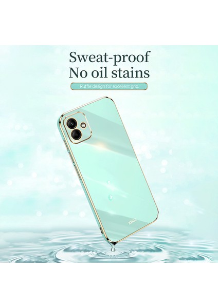 Samsung Galaxy A05 4g Elektrokaplanmış Altın Kenar Tpu Cep Telefonu Kapağı (Yurt Dışından) fiyatları